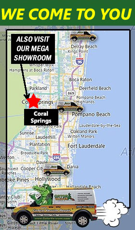 coral springs on map