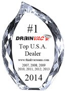 Drainvac Platinum Central Vacuum award